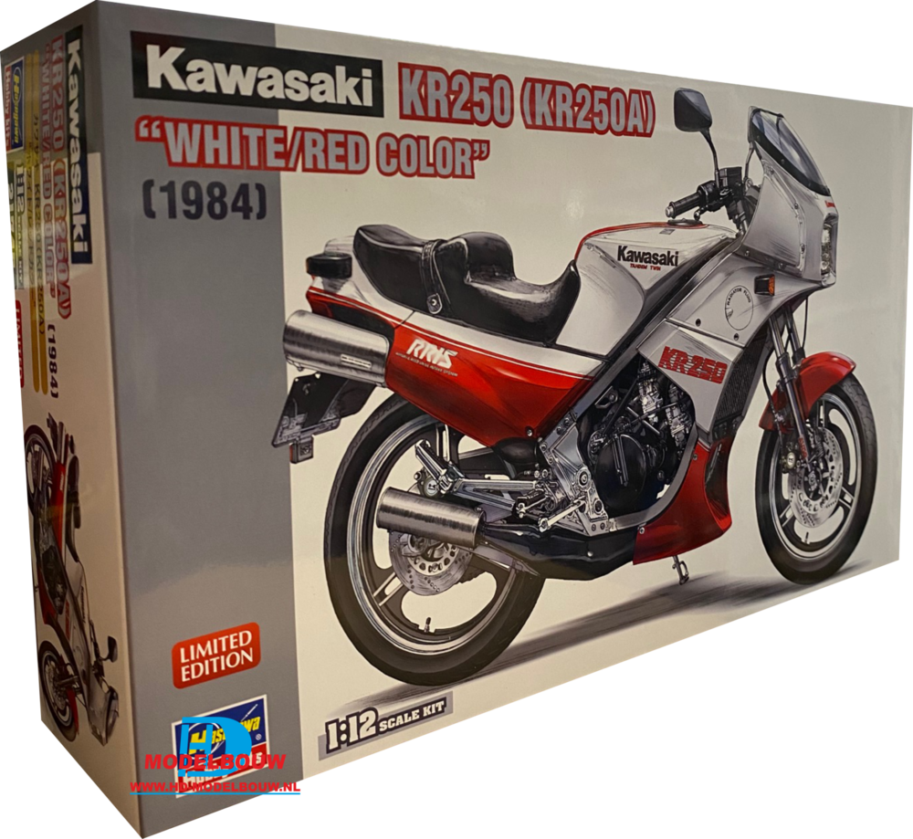 Kawasaki KR250 (KR250A) White-Red Color '84 (Hasegawa 21745)