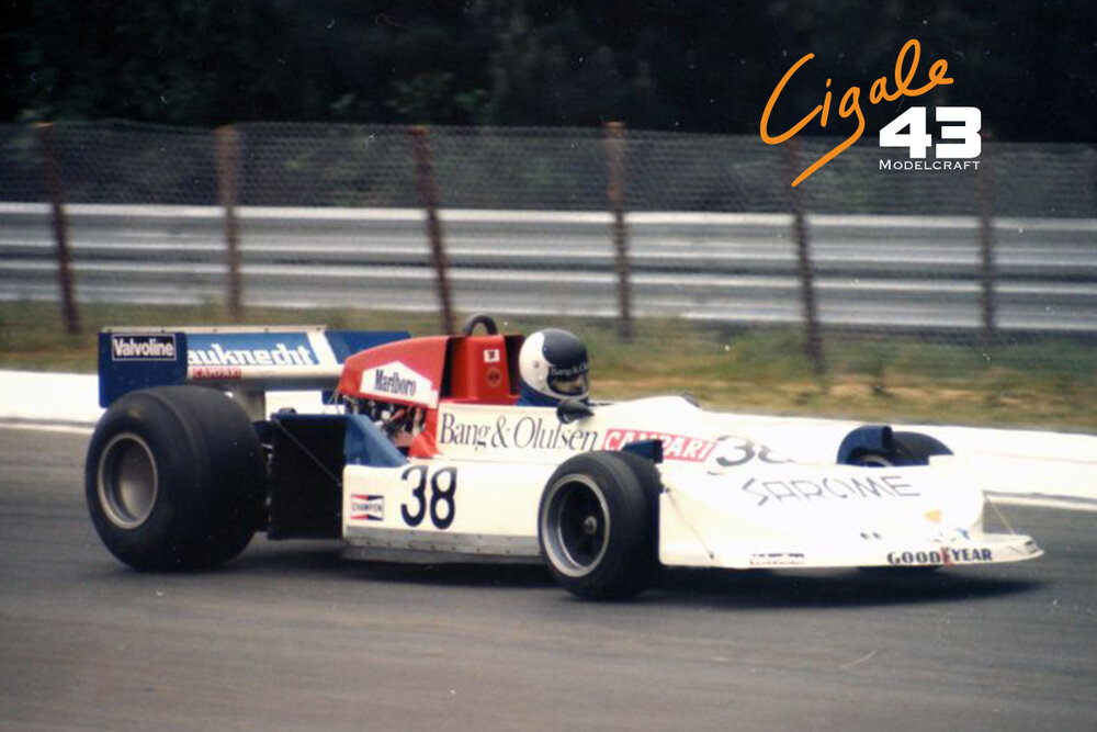 Decals March 761 1977 Formula 1 1/43rd scale for Tameo Kits by Cigale 43 (CDS008)