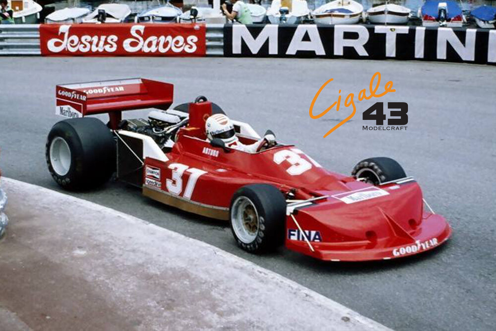 Decals March 761 1977 Formula 1 1/43rd scale for Tameo Kits by Cigale 43 (CDS009)