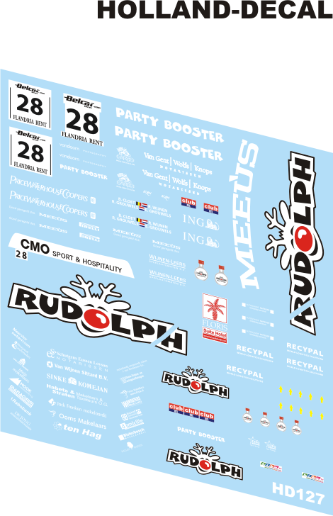 Dodge Viper Rudolph racing 1/43 (HD127)