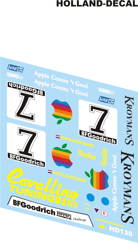 Ferrari F40 Kroymans 1/43 (HD137)