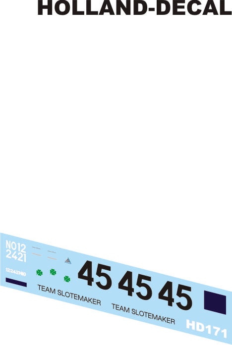 Alfa GTA Team Slotemaker 1/43 (HD171)