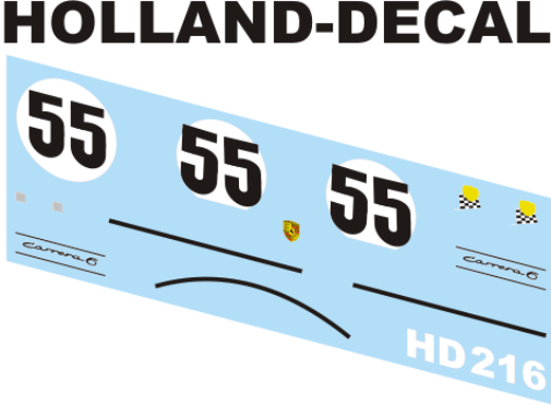 Porsche 906 1000 km Spa 1/43 (HD216)