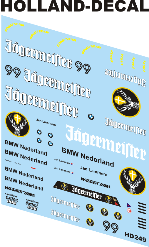 BMW M1 Jagermeister 1/43 (HD249)