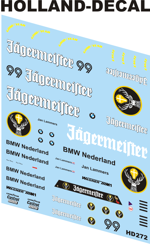 BMW M1 Jagermeister 1/24 (HD272)