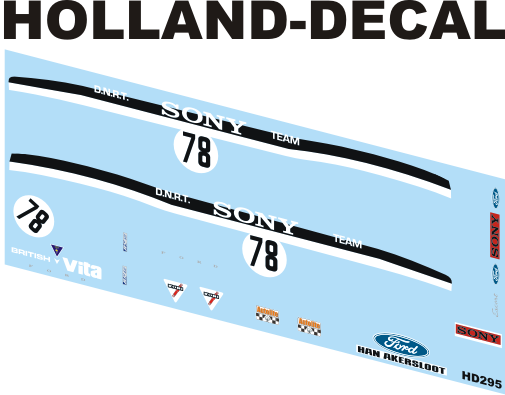 Ford Escort DNRT 1/43 (HD295)