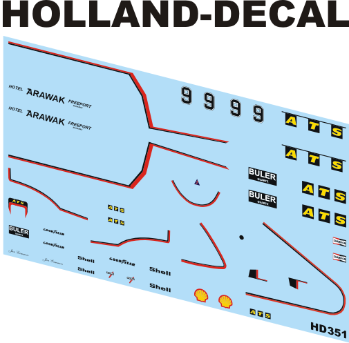 ATS GP Zolder 1/43 (HD351)