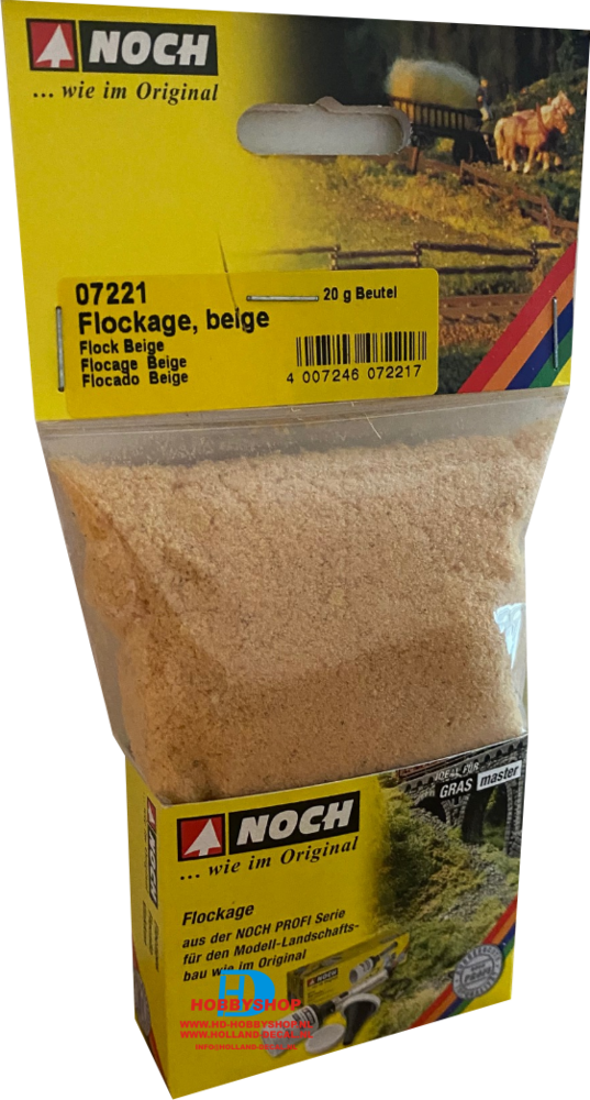 Vlokken beige