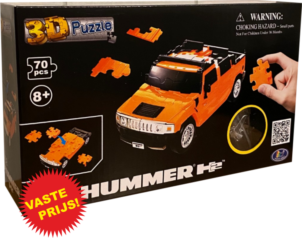 Hummer H2 (Orange) 1/32 3d