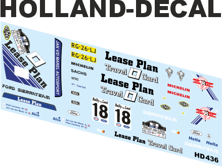 Ford Sierra RS Cosworth Rally van Looi 1987 Marel / Lieuwma 1/43 (HD436)