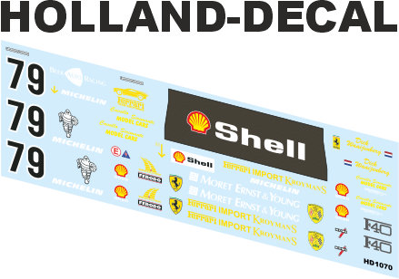 Ferrari F40 Dick Waaijenberg #79 1/18 (HD1070)