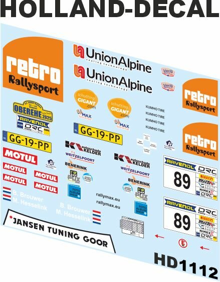 Opel Manta Rally Oberehe 2025 Brouwer / Hesselink 1/18 (HD1112)