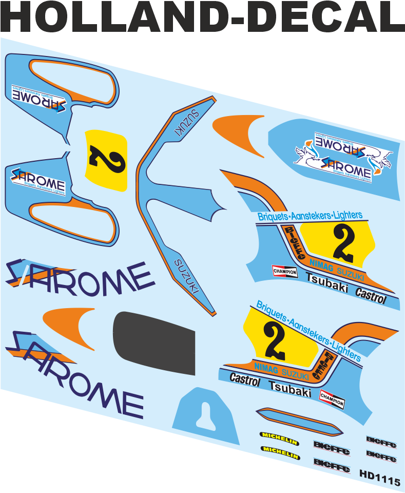 Suzuki RG500 Sarome Jack Middelburg 1/9 (HD1115)