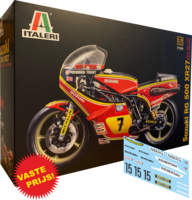 Suzuki RG 500 Xr27 (Heron Team 1978 Barry Sheene) met Wil Hartog decals  (Italeri 4644)