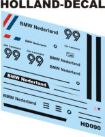 BMW M1 decals Lammers 1/43 (HD090)
