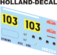 Citro&euml;n DS21 1967 rally Monte Carlo 1/43 (HD224)