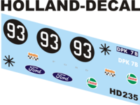 Ford Mustang Frami Racing 1/43 (HD235)