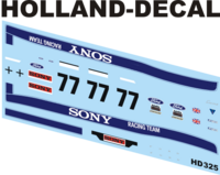 Ford Escort Sony Racing Team 1/43 (HD325)