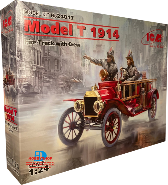 Model T 1914 Fire Truck With Crew (ICM 24017)