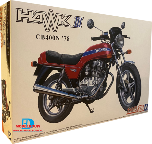 Honda Hawk III CB400N 1978 (Aoshima 06305)