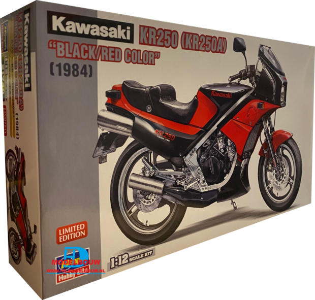 Kawasaki KR250 (KR250A) Black-Red Color '84 (Hasegawa 21740)