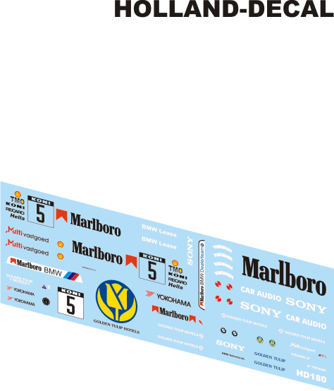 BMW M3 Dutch Championship 1/43 (HD180)