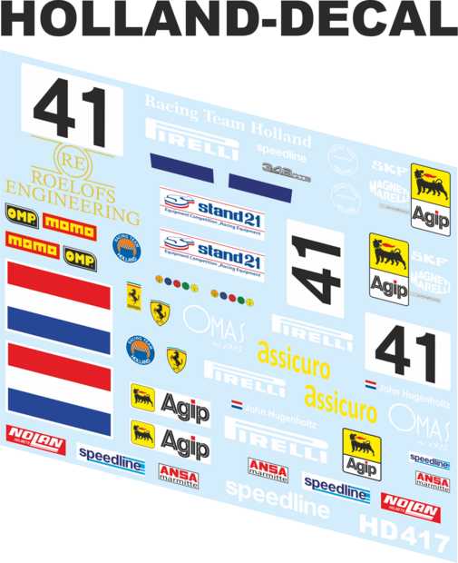 Ferrari 348 Hans Hugenholtz 1/18 (HD417)