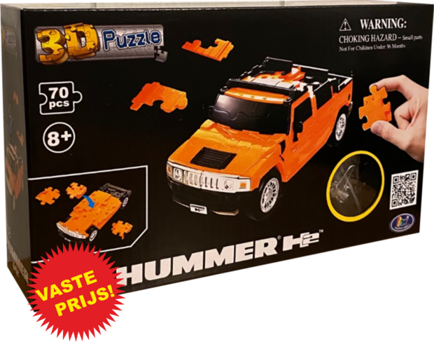 Hummer H2 (Orange) 1/32 3d