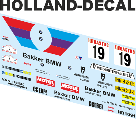 BMW M3 Circuit des Ardennes 1991 1/18 (HD1091)