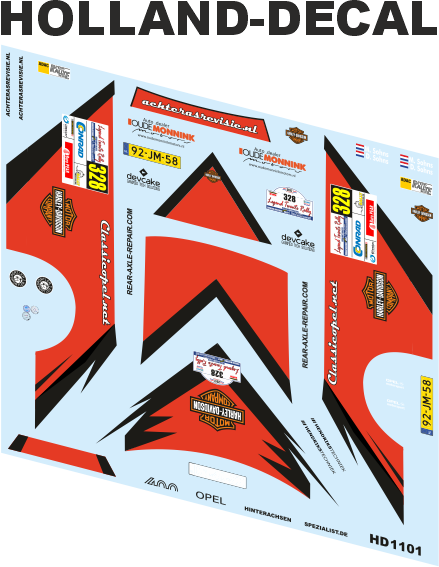 Opel Manta 400 Twente Legend Rally 2017 1/18 (HD1101)