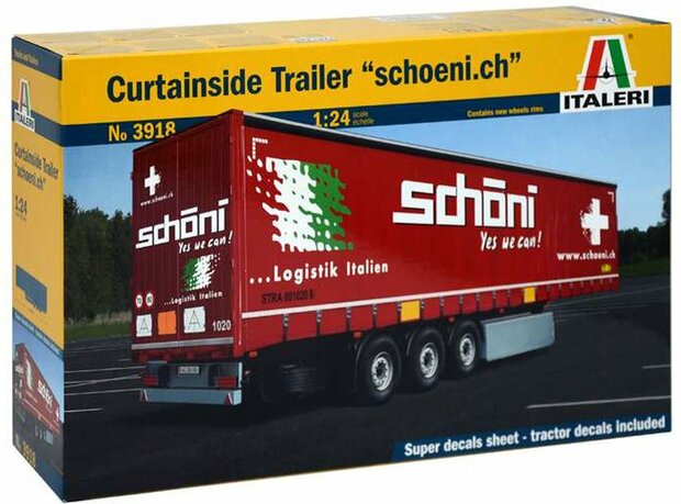 Curtainside trailer "Schoeni.ch" (Italeri 3918)