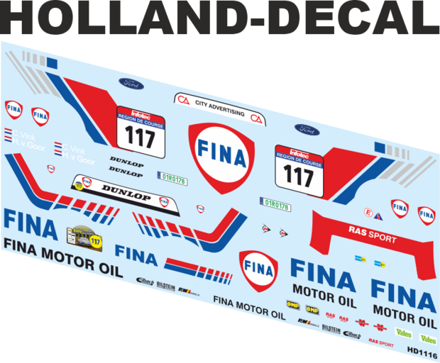 Ford Sierra Rally van Zuid Limburg 2025 Vink / v Goor 1/24 (HD1116)