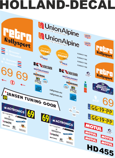 Opel Manta Berkelland Rally 2025 Brouwer / Hesselink 1/24 (HD455)