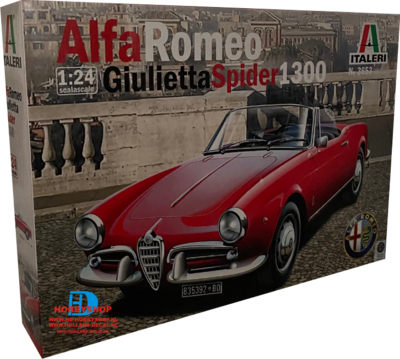 Alfa Romeo Giulietta Spider 1300 (Italeri 3653)