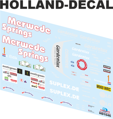 Subaru Impreza S14 van Eldik/Groenewoud Exoticgreen Rally 2010 1/18 (HD1046)