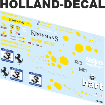 Ferrari F40 F. Kroymans 1/18 (HD1026)