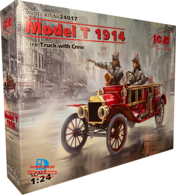 Model T 1914 Fire Truck With Crew