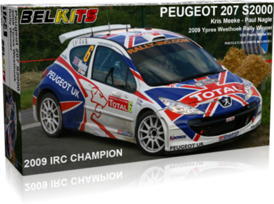Peugeot 207 S2000 2009 Ypres Westhoek Rally Winner