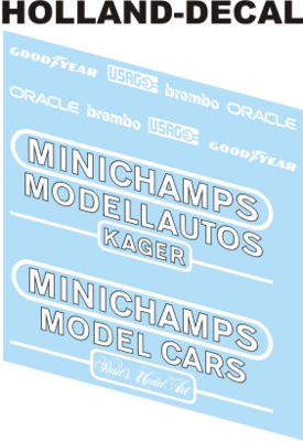 Benetton B194 sidepot revisie decals 1/18 (HD274)