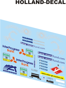 Lamborghini Gallardo ADAC GT Lammers Ritskes 1/43 (HD081)