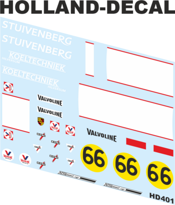 Porsche 911 Jan Stuivenberg 1/43 (HD401)