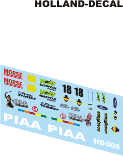 Tyrrell 025 XENA uitvoering 1/43 (HD005)