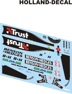 Jordan EJ14 test C Albers 1/18 (HD023)