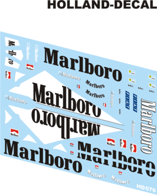 Ferrari F2002 livery decals 1/18 (HD076)