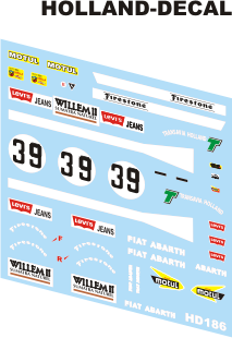 Abarth 2000 Liane Engeman 1/43 (HD186)