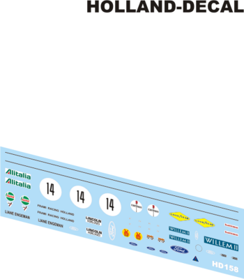 Ford Escort Frami Racing Liane Engeman 1/43 (HD158)