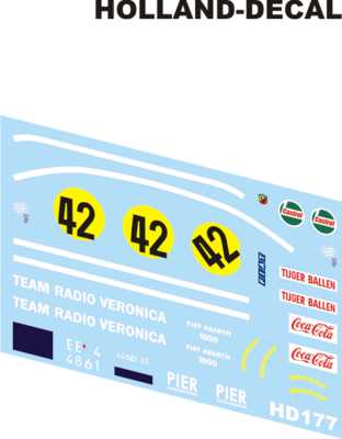 Abarth 1000SP Ed Swart 1/43 (HD177)