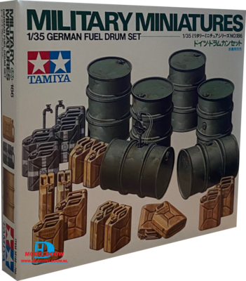 German Fuel Drum Set Tamiya