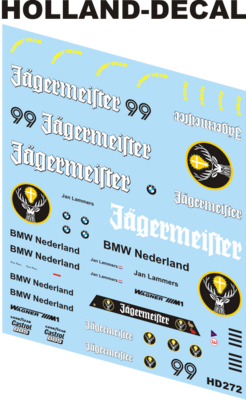 BMW M1 Jagermeister 1/24 (HD272)
