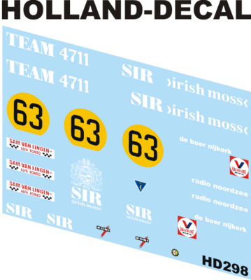 Alfa Romeo GTA Team 4711 1/43 (HD298)